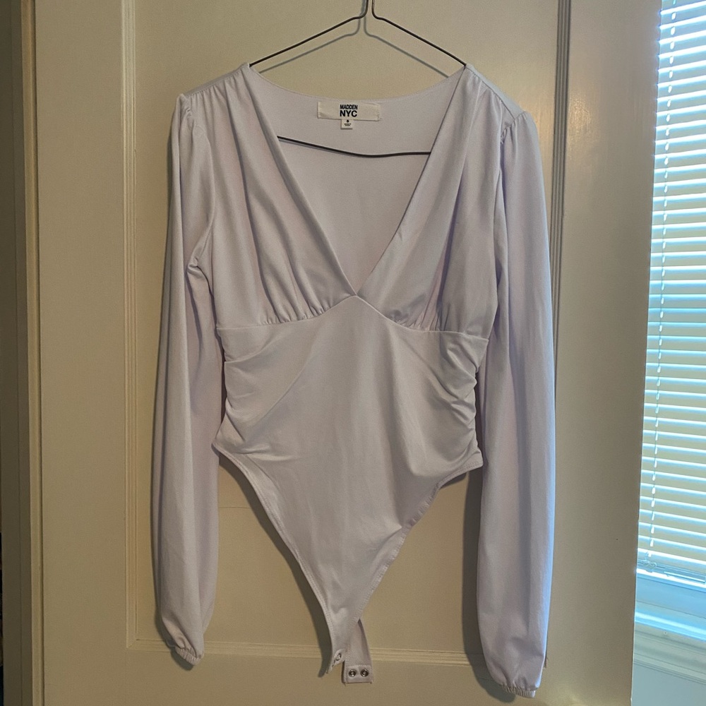 Long sleeve bodysuit top
